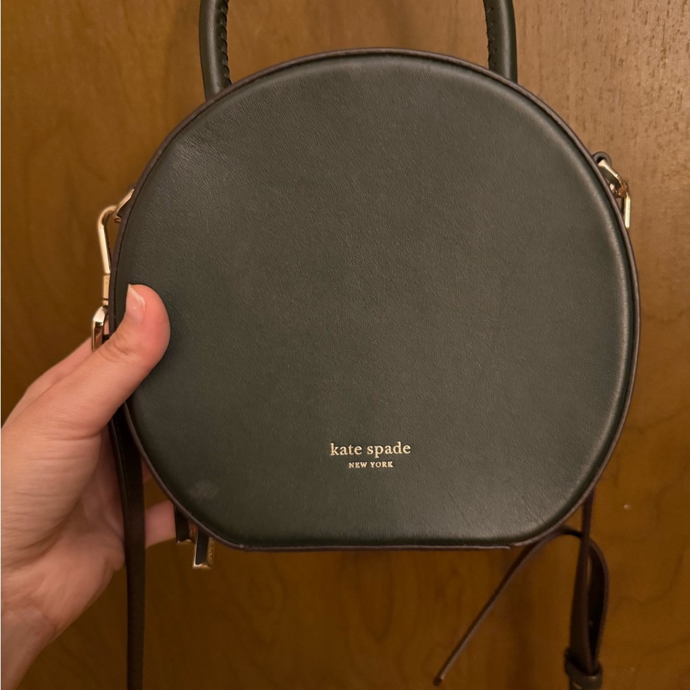 Kate Spade Green Crossbody Bag with Gold Detail - Picture 3 of 4